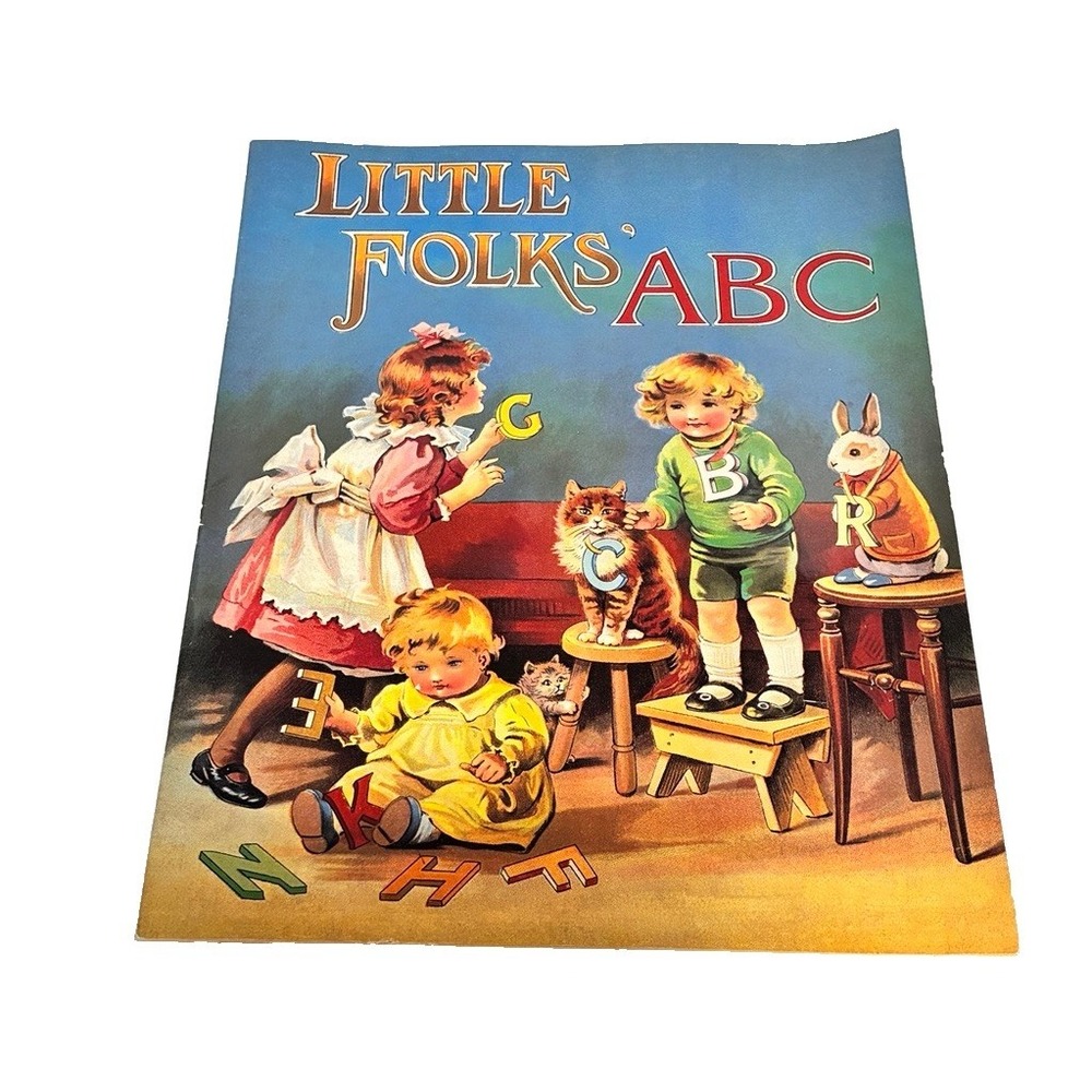Little Folks ABC Books ~ Gallery Gold Graphics 1993 Oversized 13x10